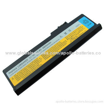 Laptop Battery, 6 Cells, 10.8V, 4800mAh, for Lenovo IdeaPad U110 Series
